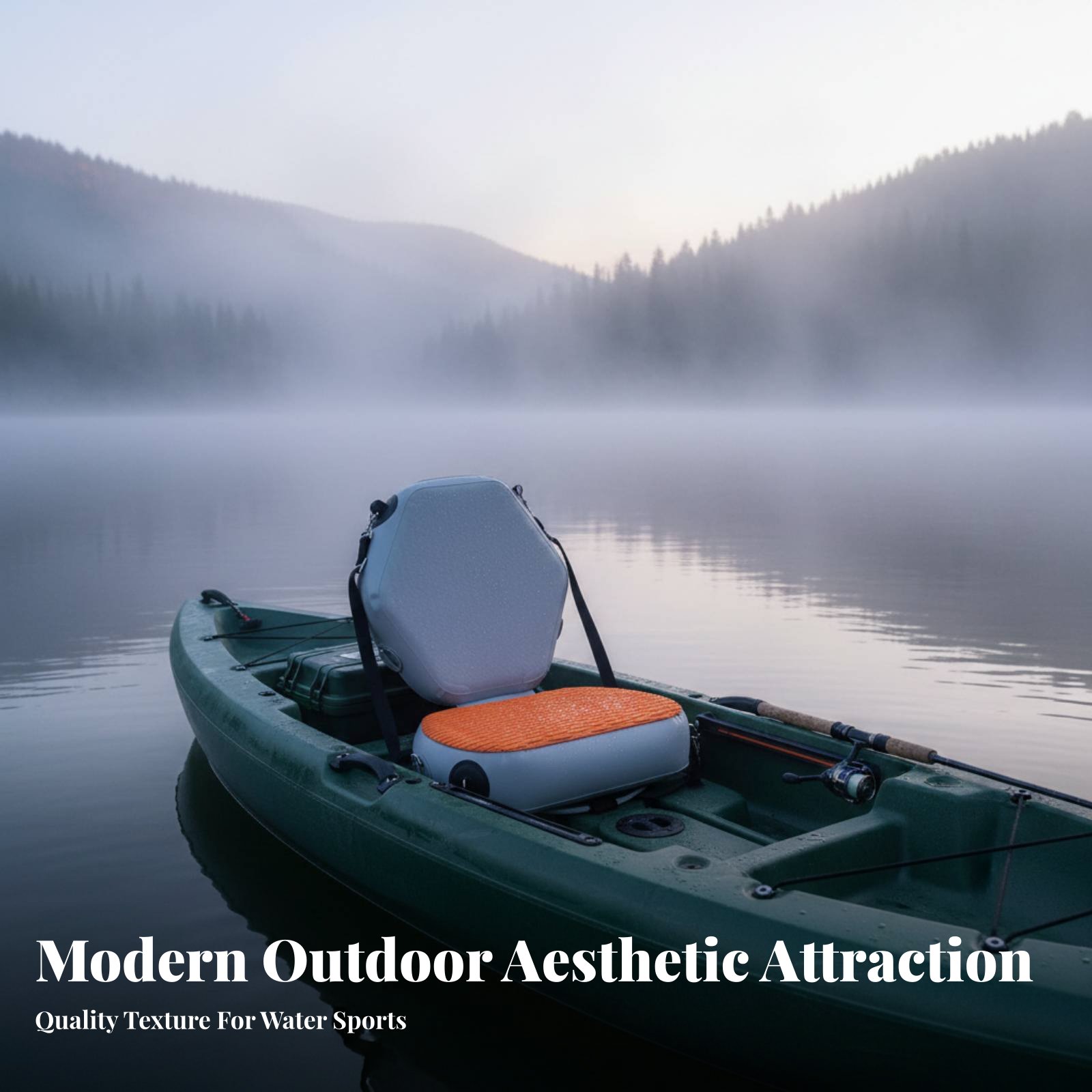 Fishing Kayak Seat - Nadmuchiwane siedzisko do kajaka, odporne na