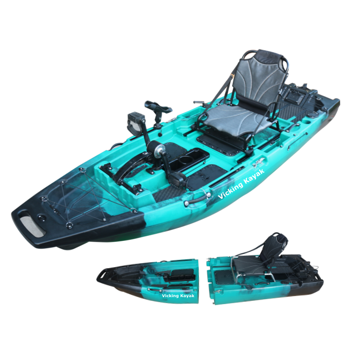 Nowy modułowy kajak 2025, 9,5  – Fishing Kayak Pedal Drive recenzja i cena